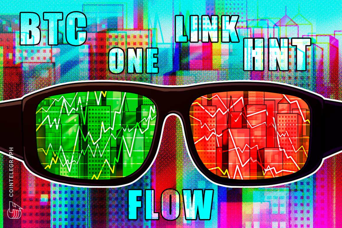 You are currently viewing Top 5 cryptocurrencies to watch this week: BTC, LINK, HNT, FLOW, ONE