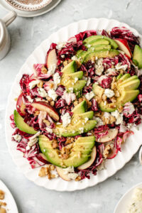 Read more about the article Radicchio Salad with Apple, Blue Cheese and Avocado