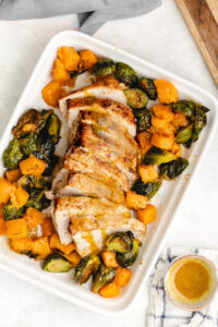 Read more about the article Sheet Pan Pork Tenderloin with Brussels Sprouts and Butternut Squash