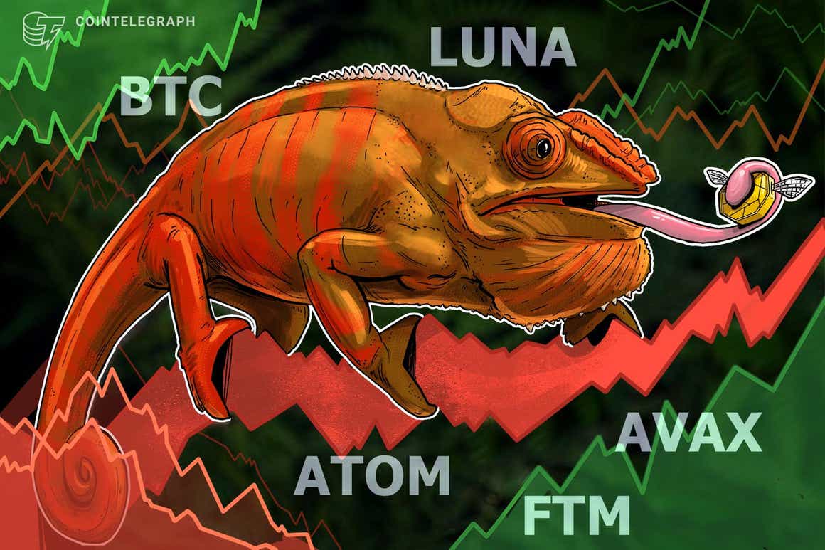 You are currently viewing Top 5 cryptocurrencies to watch this week: BTC, LUNA, AVAX, ATOM, FTM